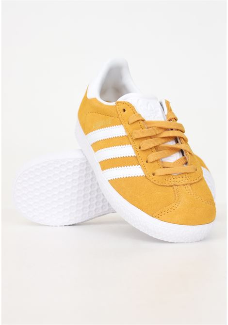 Sneakers Gazelle gialle per bambino e bambina ADIDAS ORIGINALS | IF9808.